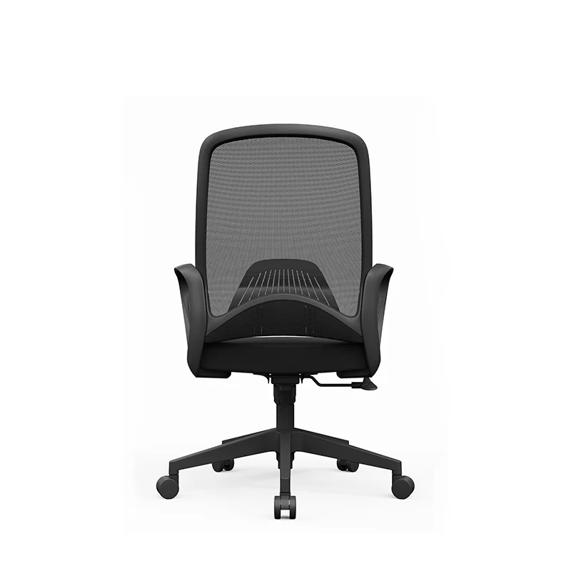 Modern Minimalist Mid-Back Desk Chair: Ergonomic Gaming Chair - Breathable Mesh Height-Adjustable Swivel Chair For Home Office