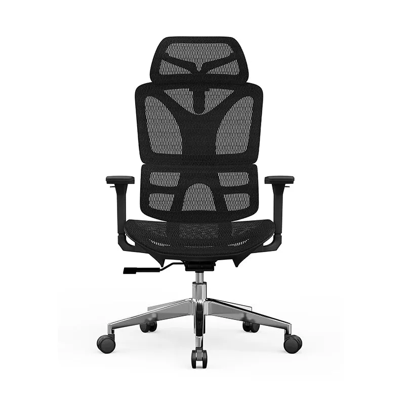 Modern Minimalist High Back Executive Breathable Mesh Ergonomic Office Chair - Adjustable Headrest Lumbar Support Desk Chair For Home Office