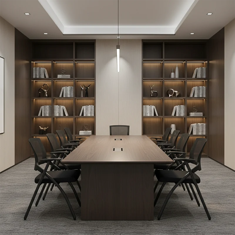 Modern High-Resilience Foam Mesh Desk Chair - Rectangular Cross-Leg Design Foldable Office Chair For Home Office
