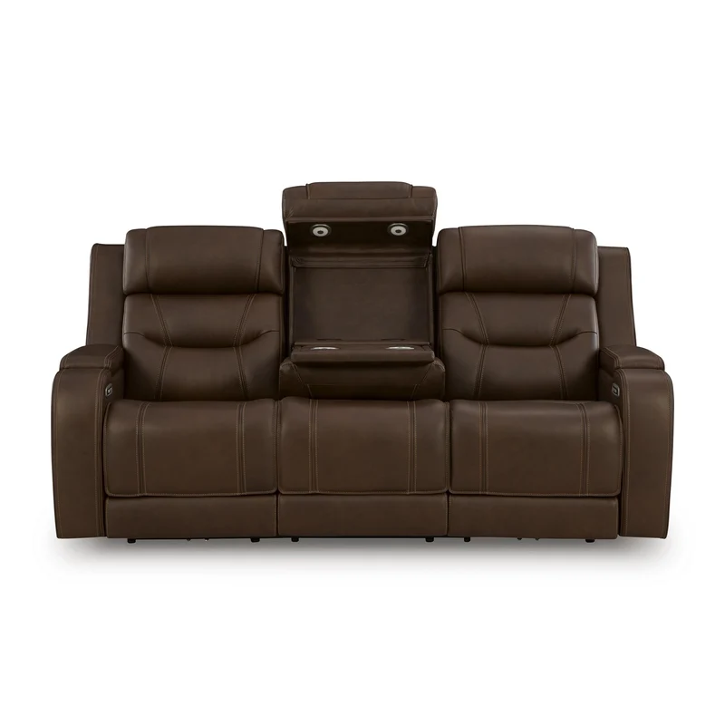 Signature Design by Ashley Knightington PCU1160215A Power Reclining Sofa with Audio Seating