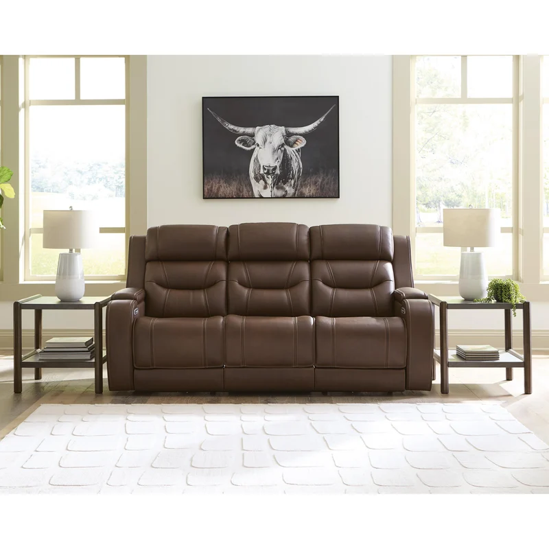 Signature Design by Ashley Knightington PCU1160215A Power Reclining Sofa with Audio Seating
