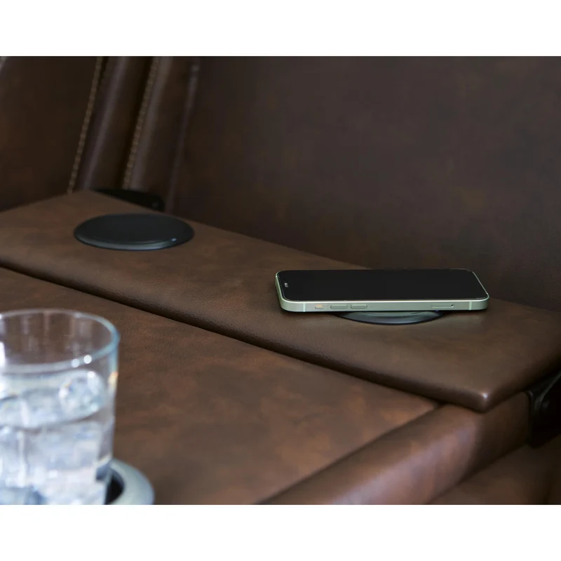 Signature Design by Ashley Knightington PCU1160215A Power Reclining Sofa with Audio Seating