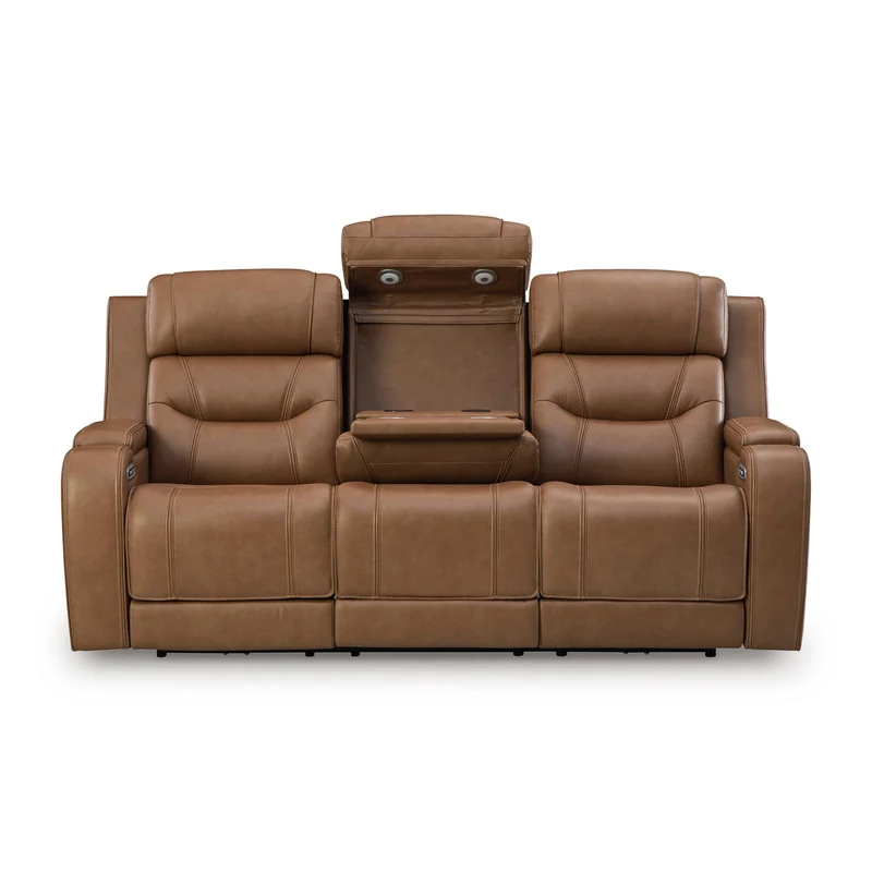 Signature Design by Ashley Knightington PCU1160015A Power Reclining Sofa with Audio Seating