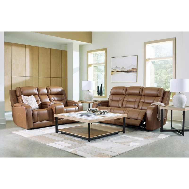 Signature Design by Ashley Knightington PCU1160015A Power Reclining Sofa with Audio Seating