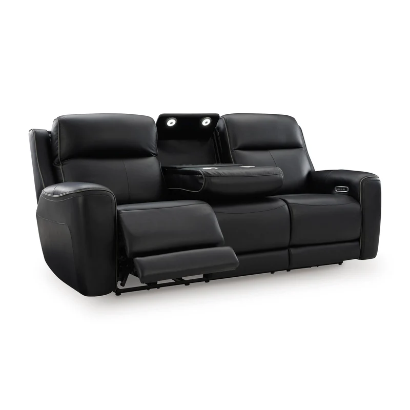 Signature Design by Ashley 5Z-Comfort PCU1090215 Power Reclining Sofa with Adjustable Headrest
