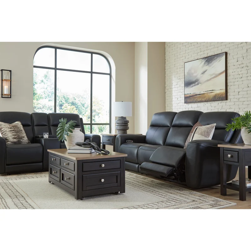 Signature Design by Ashley 5Z-Comfort PCU1090215 Power Reclining Sofa with Adjustable Headrest