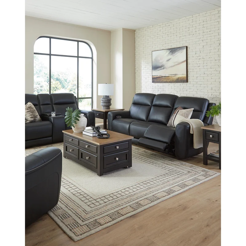 Signature Design by Ashley 5Z-Comfort PCU1090215 Power Reclining Sofa with Adjustable Headrest