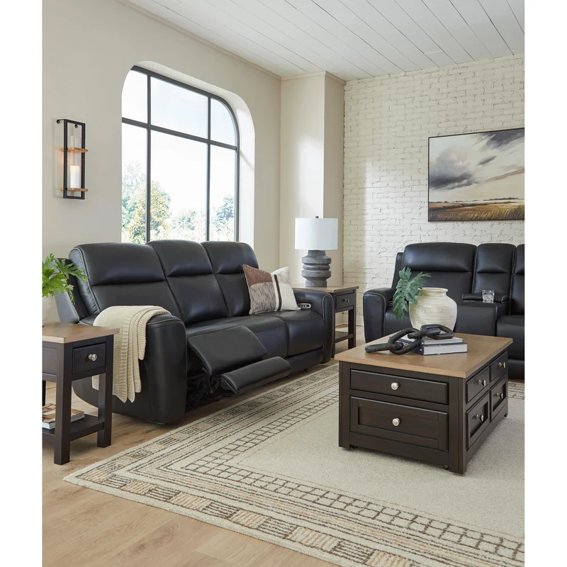 Signature Design by Ashley 5Z-Comfort PCU1090215 Power Reclining Sofa with Adjustable Headrest