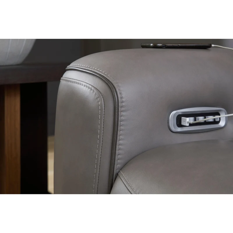 Signature Design by Ashley 5Z-Comfort PCU1090015 Power Reclining Sofa with Adjustable Headrest