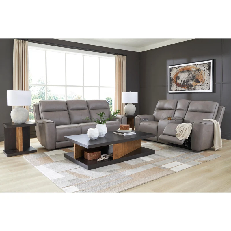 Signature Design by Ashley 5Z-Comfort PCU1090015 Power Reclining Sofa with Adjustable Headrest