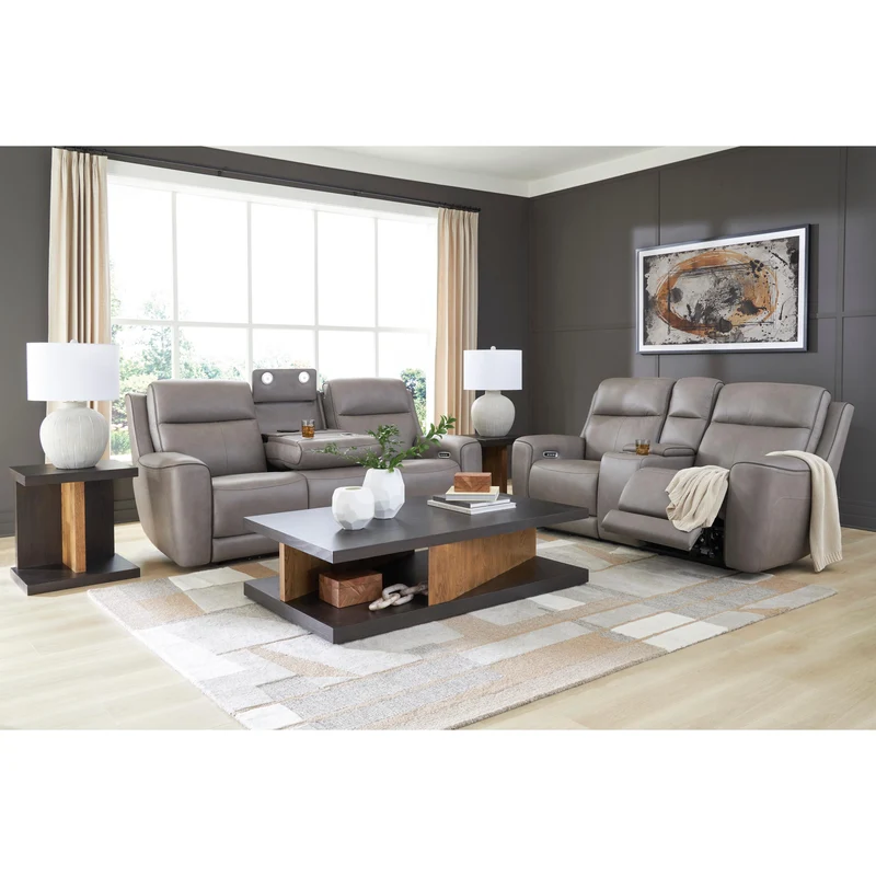 Signature Design by Ashley 5Z-Comfort PCU1090015 Power Reclining Sofa with Adjustable Headrest