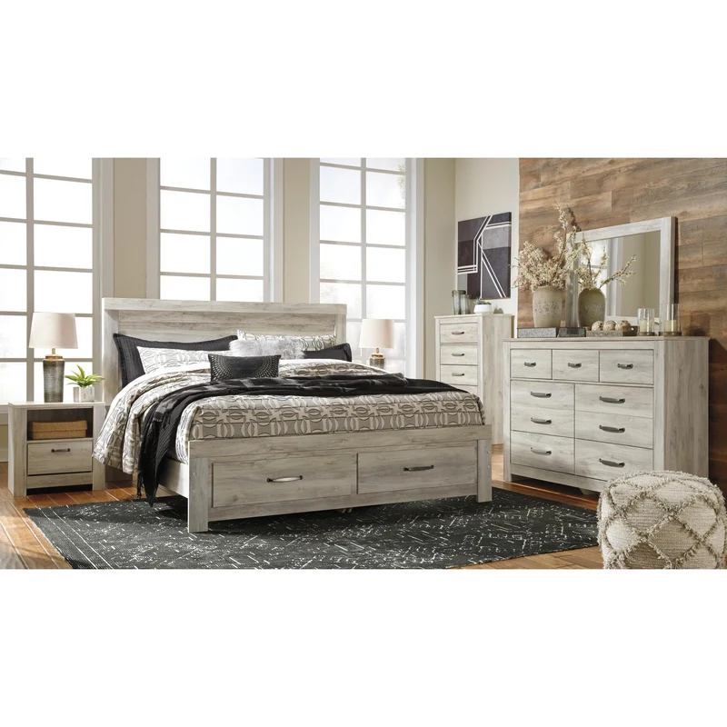 Signature Design by Ashley Bellaby B331B19 7 pc King Platform Storage Bedroom Set