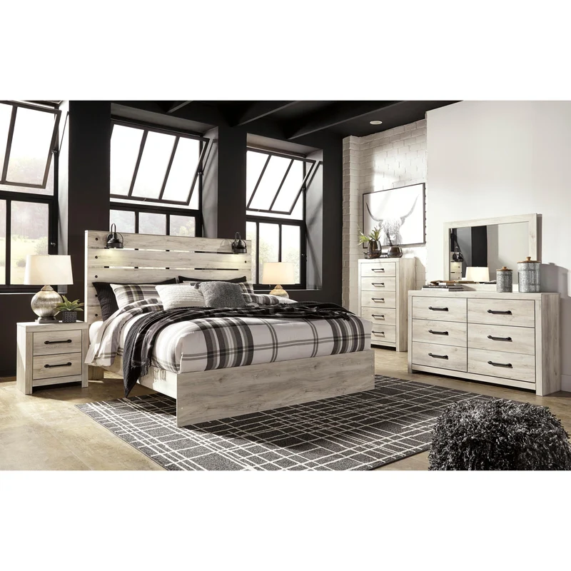 Signature Design by Ashley Cambeck B192B54 6 pc King Panel Bedroom Set