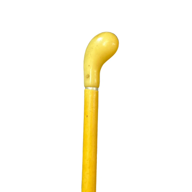 Women's aluminum and bakelite handbag cane