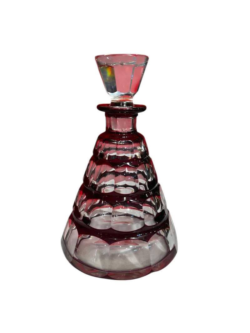 Val Saint Lambert Belgian crystal decanter