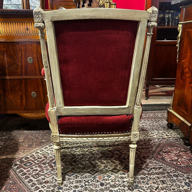 Pair of French Louis XVI style armchairs, 1920