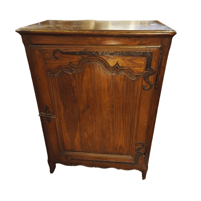 Country oak jam cupboard