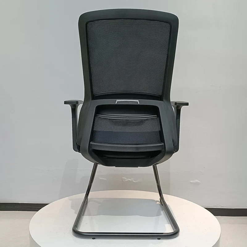Modern Minimalist Breathable Mesh Office Chair With Lumbar Support - High Density Foam Seat Steel Desk Chair For Home Office