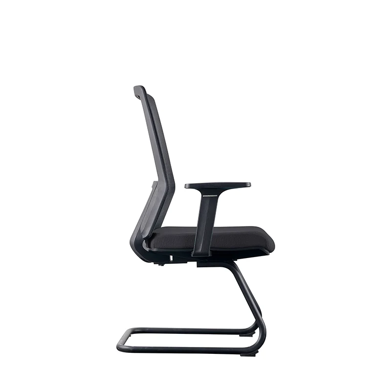 Modern Minimalist Breathable Mesh Office Chair With Lumbar Support - High Density Foam Seat Steel Desk Chair For Home Office