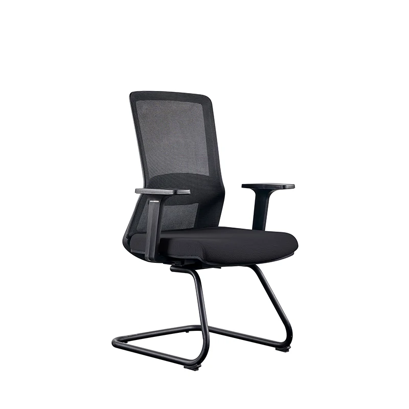 Modern Minimalist Breathable Mesh Office Chair With Lumbar Support - High Density Foam Seat Steel Desk Chair For Home Office