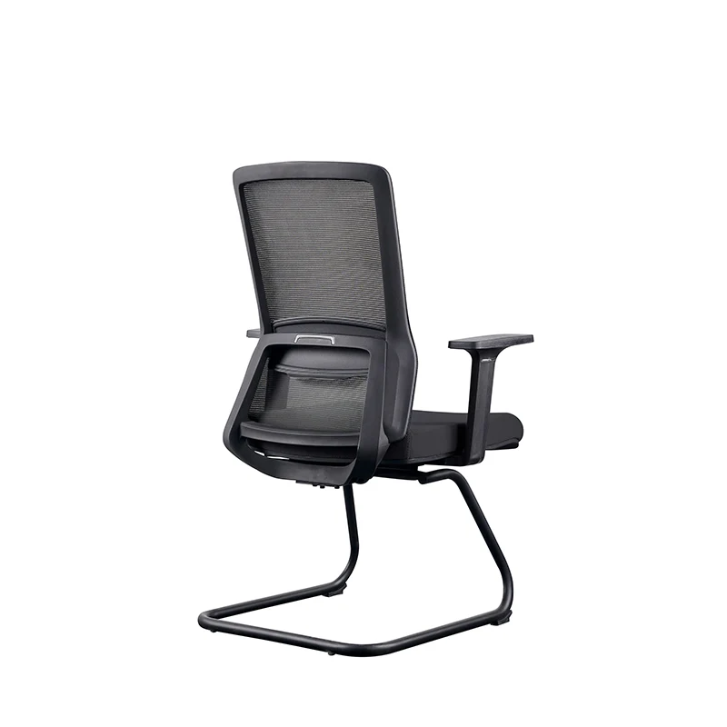 Modern Minimalist Breathable Mesh Office Chair With Lumbar Support - High Density Foam Seat Steel Desk Chair For Home Office