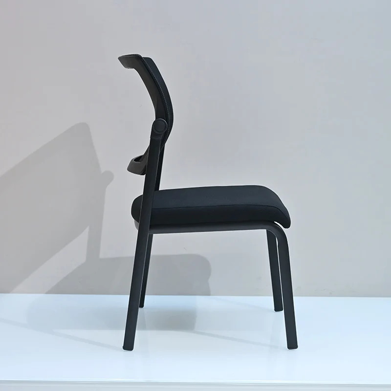 Modern Minimalist Heavy-Duty Meeting Room Chair With Breathable Backrest - Molded Foam Seat Desk Chair For Home Office
