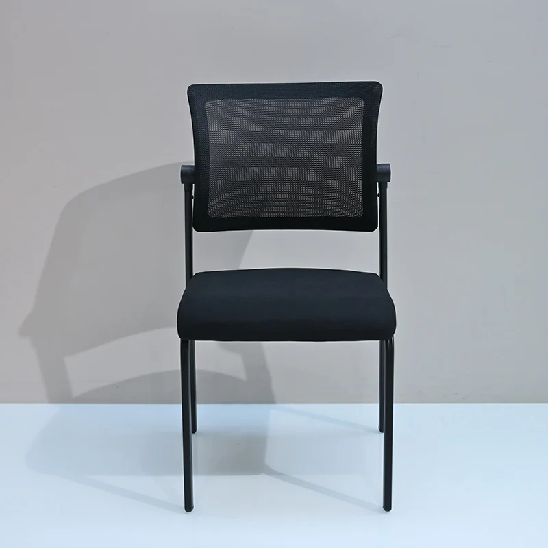 Modern Minimalist Heavy-Duty Meeting Room Chair With Breathable Backrest - Molded Foam Seat Desk Chair For Home Office