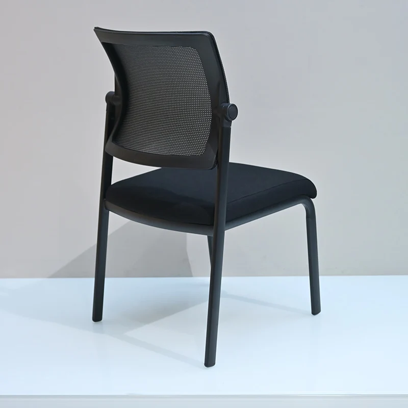 Modern Minimalist Heavy-Duty Meeting Room Chair With Breathable Backrest - Molded Foam Seat Desk Chair For Home Office