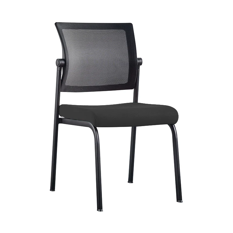 Modern Minimalist Heavy-Duty Meeting Room Chair With Breathable Backrest - Molded Foam Seat Desk Chair For Home Office