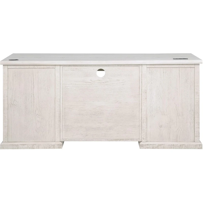 Coaster Furniture Altidore 800796 68-inch 7-drawer Executive Home Office Desk - Distressed White