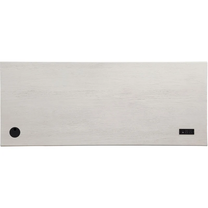 Coaster Furniture Altidore 800796 68-inch 7-drawer Executive Home Office Desk - Distressed White
