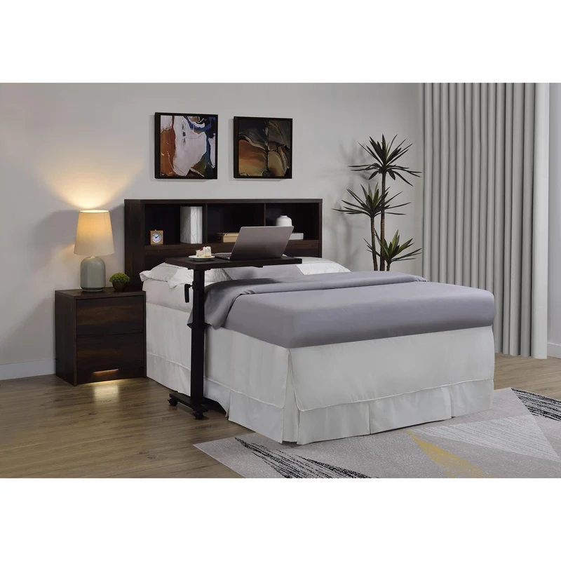 Coaster Furniture Westpark 315881Q 49-inch Queen Bookcase Headboard - Dark Pine