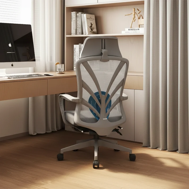 Ergonomic Peacock Back Chair With Adjustable Headrest & Lumbar Support Desk Chair - Minimalist Resting Chair With 150° Recline & High-Density Sponge For Maximum Comfort For Home Office