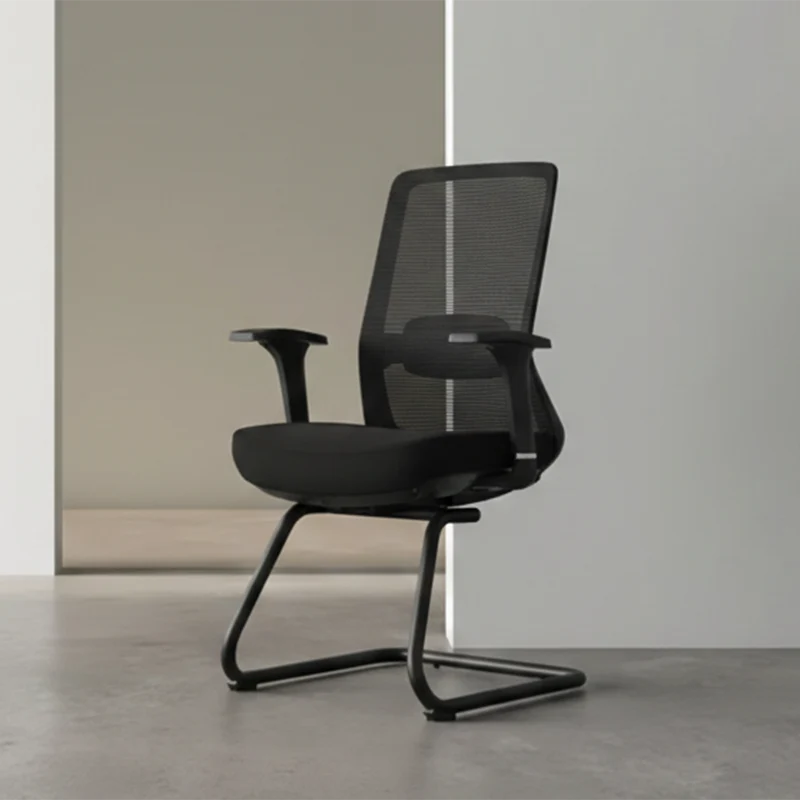 Adjustable Lumbar Support Executive Desk - Minimalist Chair With Breathable Mesh & Sturdy Steel Frame For Home Office