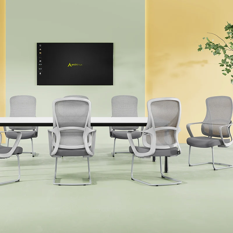 Premium Gray Executive Back Support & Stylish Design Desk Chair - Minimalist Chair With Ergonomic Breathable Mesh For Home Office