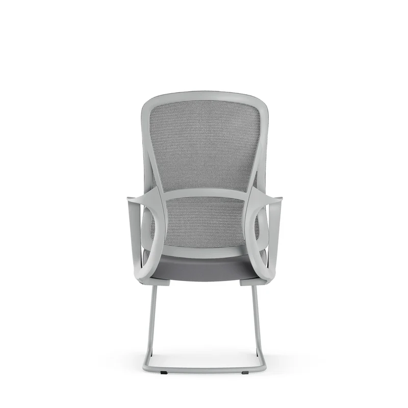 Premium Gray Executive Back Support & Stylish Design Desk Chair - Minimalist Chair With Ergonomic Breathable Mesh For Home Office