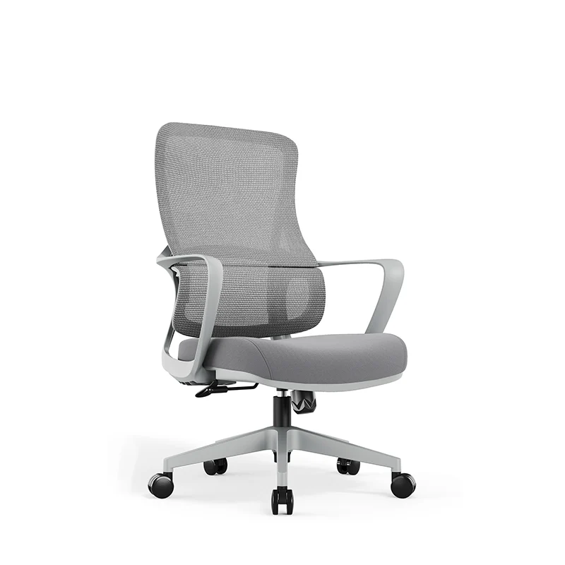 High-Quality Ergonomic Breathable Mesh Desk Chair - Minimalist Comfortable & Durable Office Chair With Lumbar Support & Silent Casters For Home Office