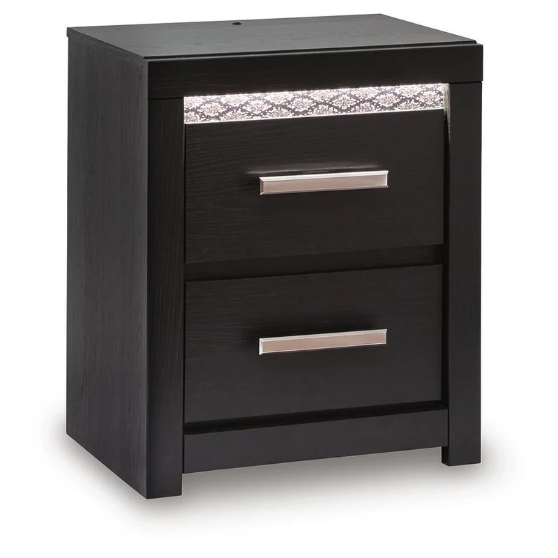 Signature Design by Ashley Brizmore PCB2611-92 Two Drawer Night Stand