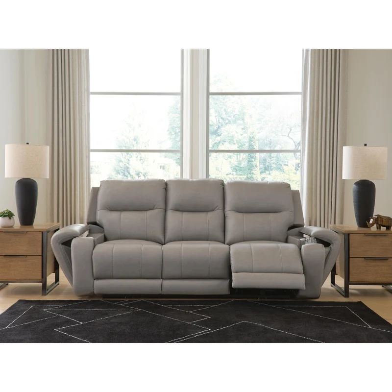 Signature Design by Ashley Real-Moments Power Reclining Sofa PCU1370015A