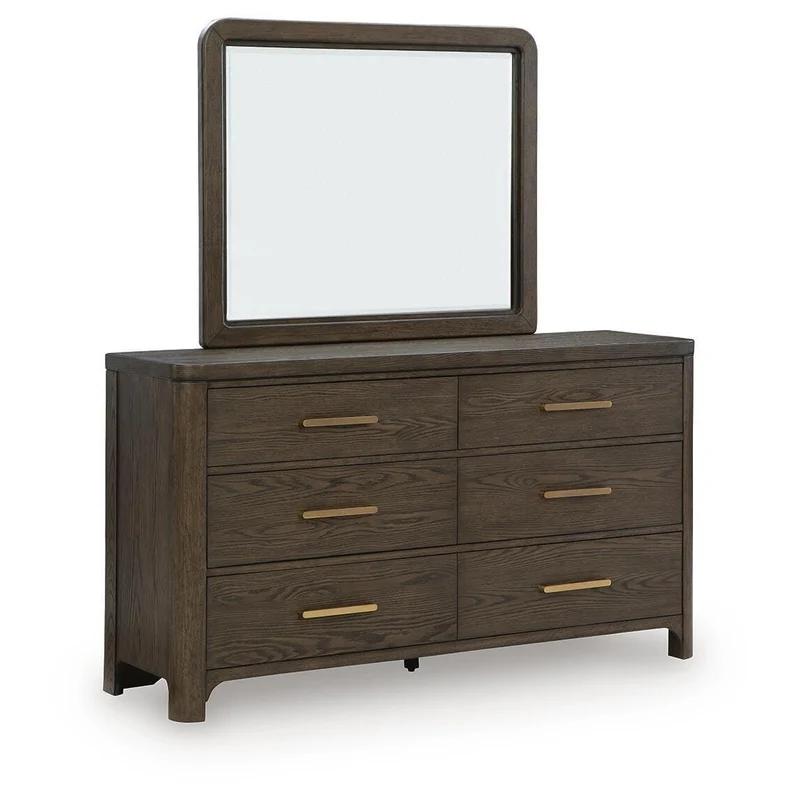 Signature Design by Ashley Radkin 6-Drawer Dresser with Mirror PCB843-31/PCB843-36