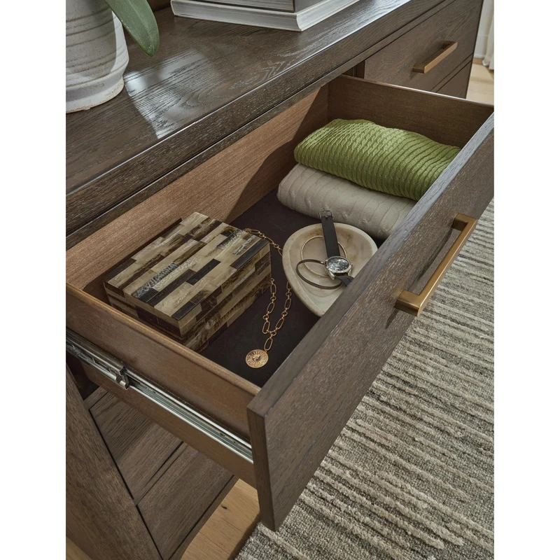 Signature Design by Ashley Radkin 6-Drawer Dresser with Mirror PCB843-31/PCB843-36
