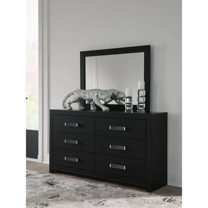 Signature Design by Ashley Maeling 6-Drawer Dresser with Mirror PCB1115-31/PCB1115-36
