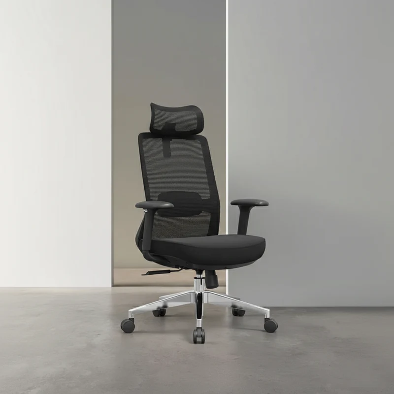Premium Ergonomic High-Back Executive Desk Chair - Minimalist High-Back Chair With Adjustable Features & BIFMA Certified Casters For Home Office