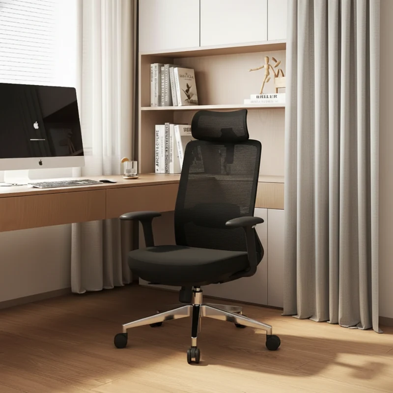 Premium Ergonomic High-Back Executive Desk Chair - Minimalist High-Back Chair With Adjustable Features & BIFMA Certified Casters For Home Office