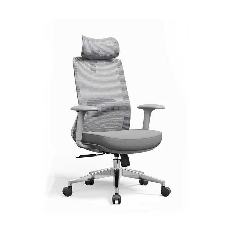 Ergonomic Adjustable Manager Desk Chair - Minimalist Durable High-Back Chair With 4D Adjustable Armrests & Silent Casters For Home Office