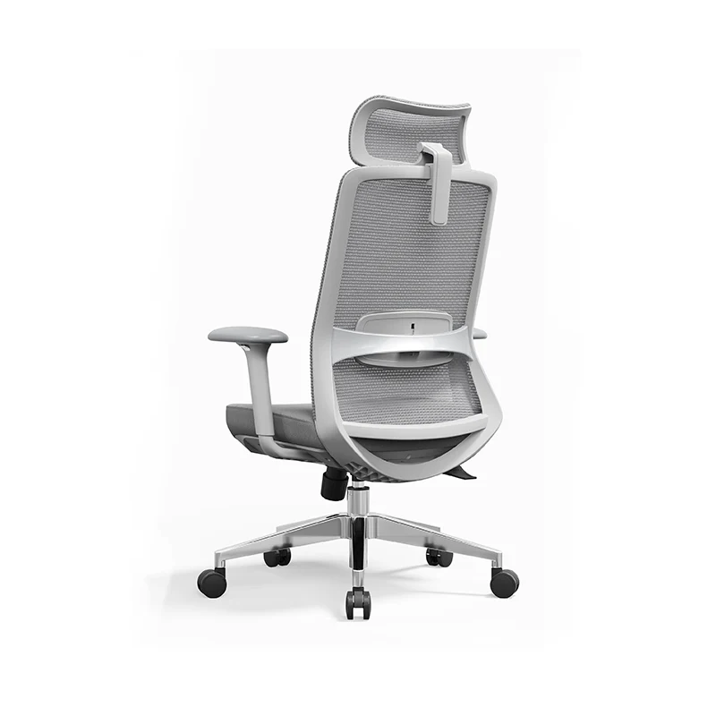 Ergonomic Adjustable Manager Desk Chair - Minimalist Durable High-Back Chair With 4D Adjustable Armrests & Silent Casters For Home Office