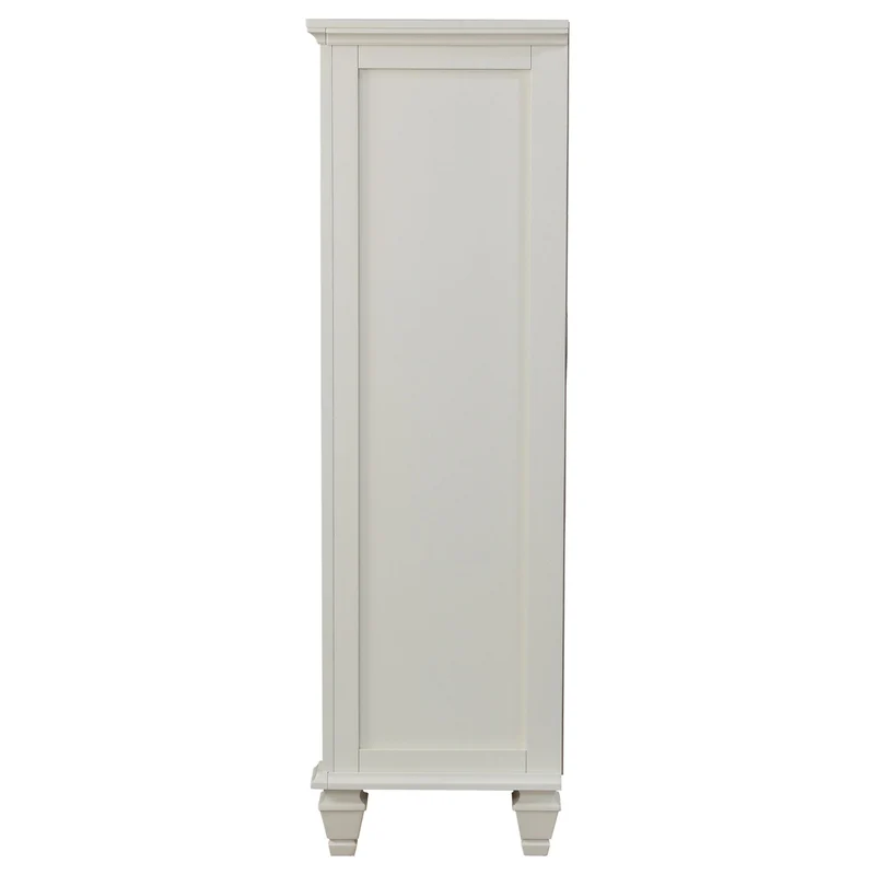 Coaster Furniture Sandy Beach 201308 8-Drawer Door Chest - Cream White