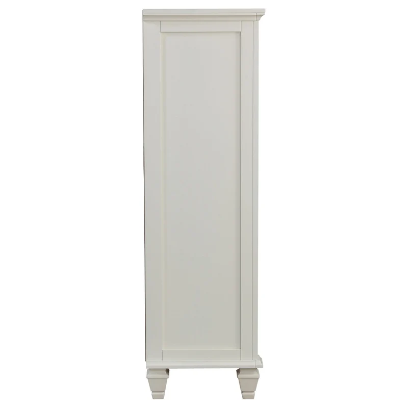 Coaster Furniture Sandy Beach 201308 8-Drawer Door Chest - Cream White