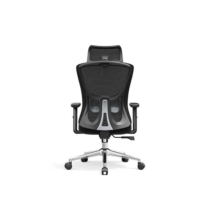 Modern Minimalist High-Back Mesh Executive Chair - High-Load Electroplated Base & Silent Casters Ergonomic Office Chair For Home Office