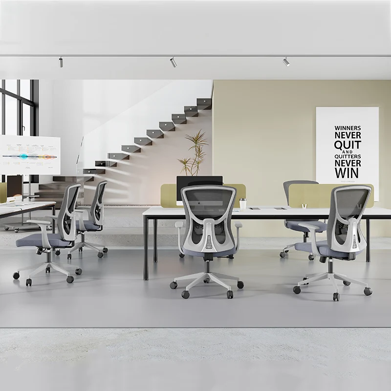 Minimalist Reinforced Mesh Desk Chair - Durable PP Base & Breathable Backrest Cost-Effective Seating Office Chair For Home Office